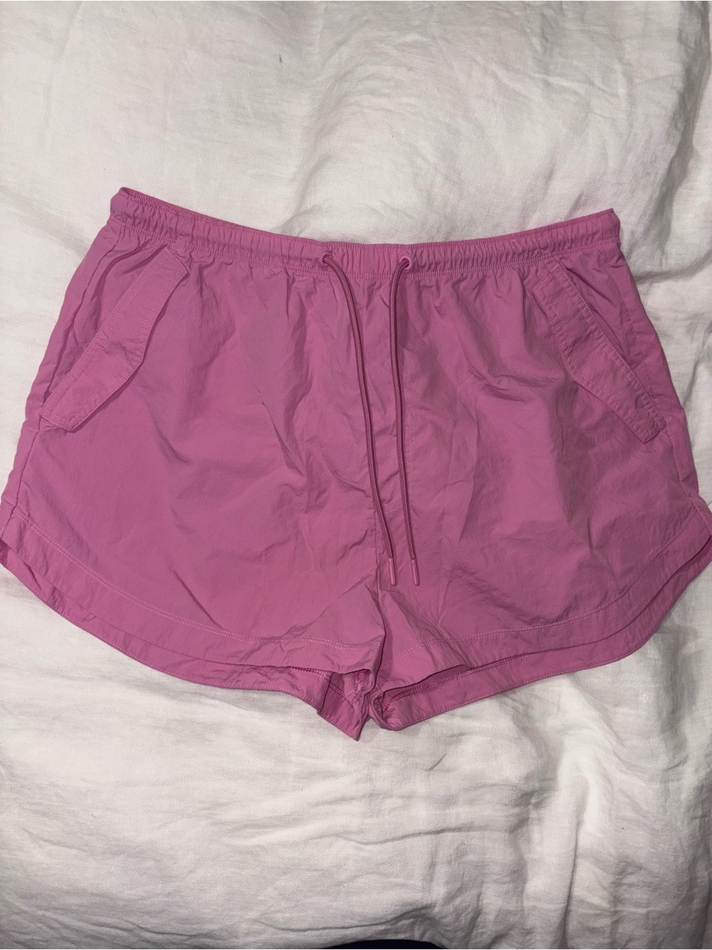 Gilly Hicks Bright Pink Drawstring Athletic Shorts
